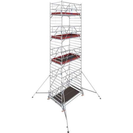 Rusztowanie jezdne aluminiowe Krause Stabilo 500 (1,50x2,50 m) – wys. rob. 9,5 m